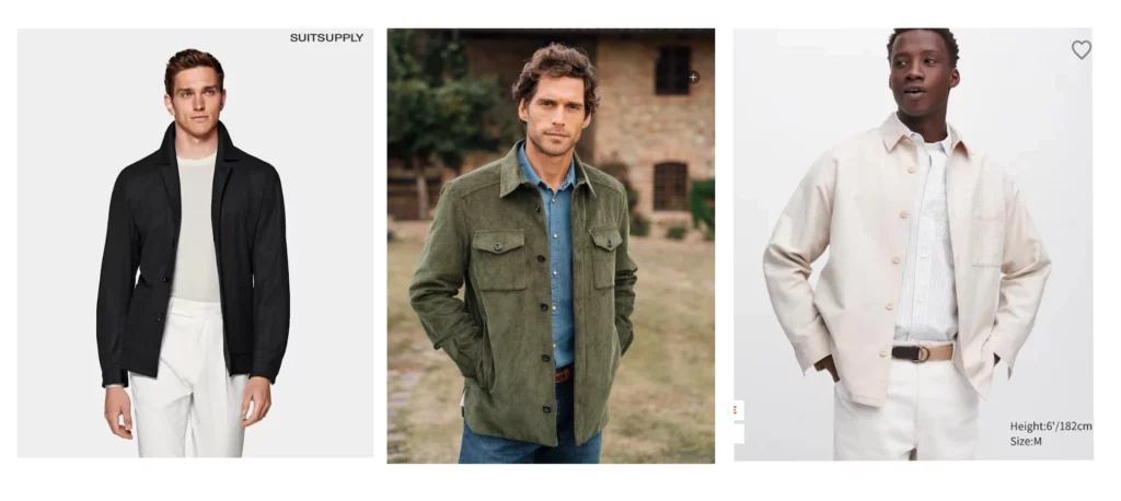 Overshirt man 2023 - must haves