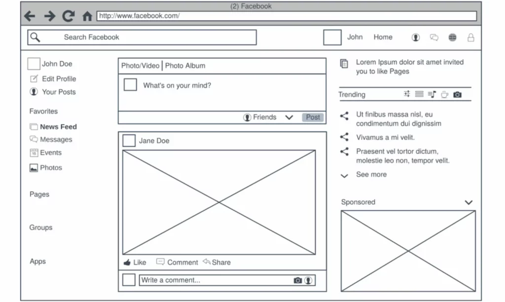 UX Wireframes - Conversion Rate Optimisation Discussion