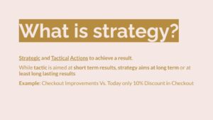 Fashion Ecommerce Course 2024 Strategy Definition
