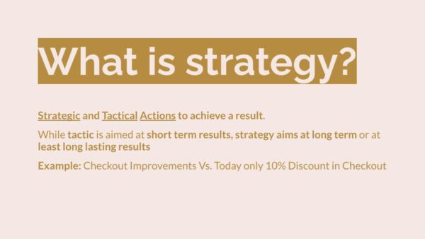Fashion Ecommerce Course 2024 Strategy Definition