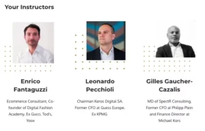 Ecommerce P&L teachers: Enrico Fantaguzzi, Leonardo Pecchioli, Gilles Gaucher-Cazalis