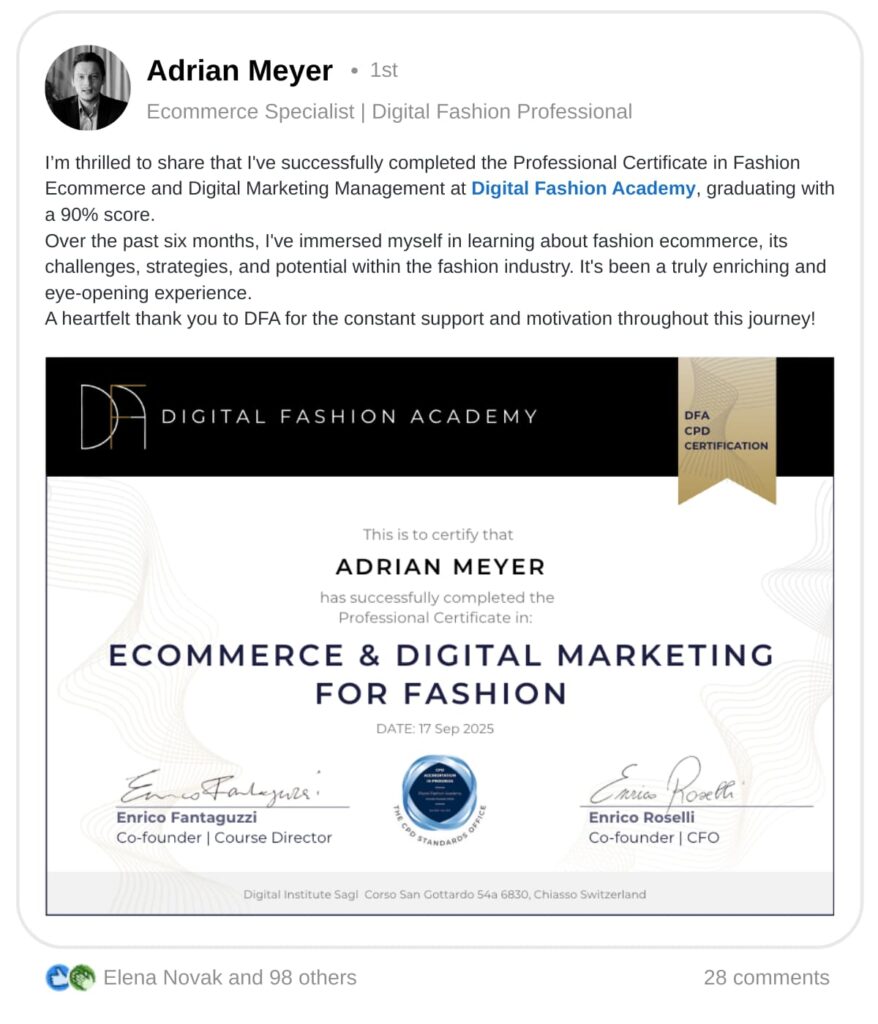 DFA Accreditation Certification DFA Accreditation Certification