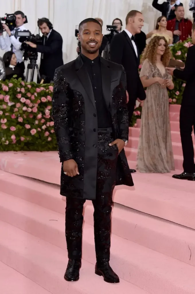 A-list celebrity Michael B Jordan at the 2019 Met Gala from Forbes.com