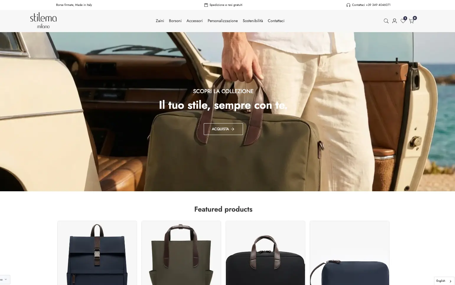 estiloma Home Migración de página a plataforma en Shopify
