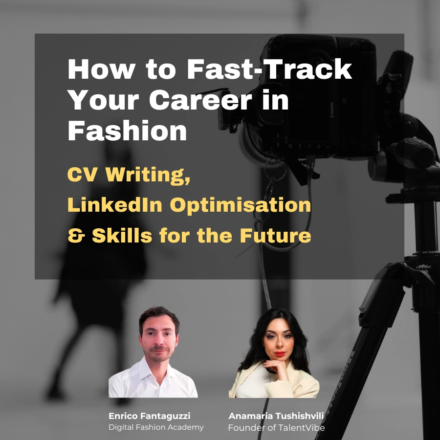 Webinar Career in fashion
