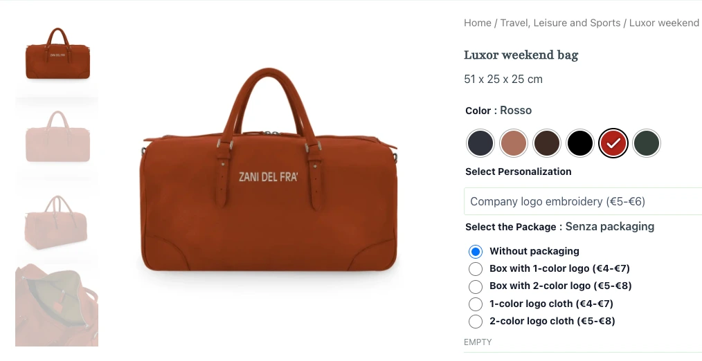 B2B E-commerce product page with wholesale prices