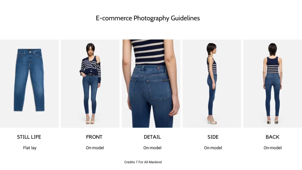 Ecommerce Photography Guidelines