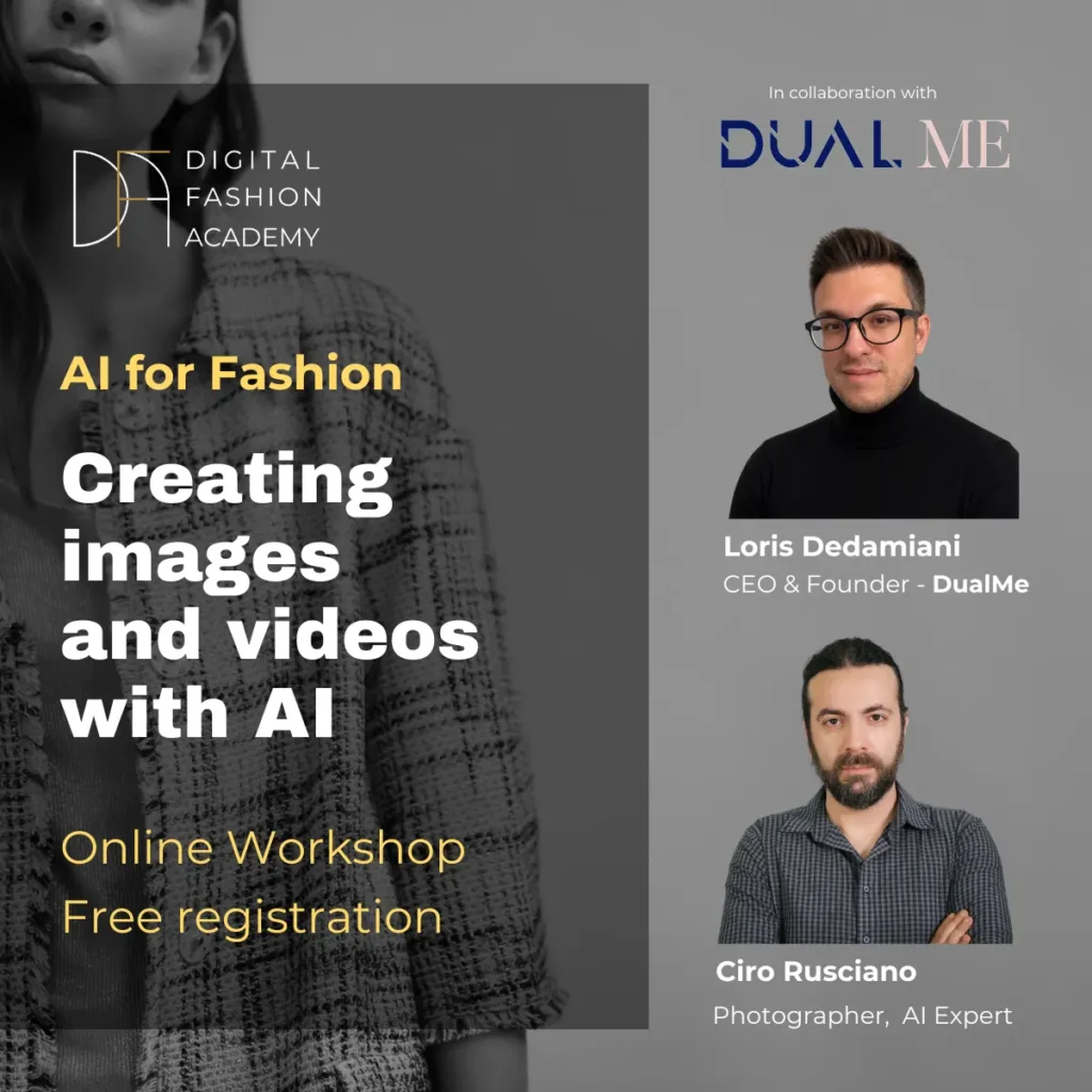 Workshop Online Creating Fashion Images and Videos with AI